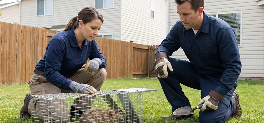 Gopher Control Companies Program in Stockbridge