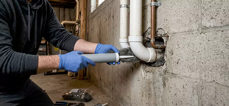 Mouse Proofing Pipes in Stockbridge