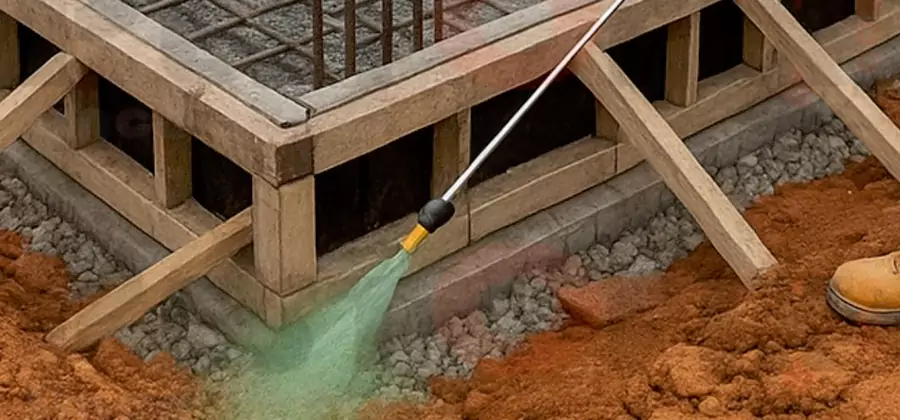 Foundation Slab Termite Treatment in Stockbridge